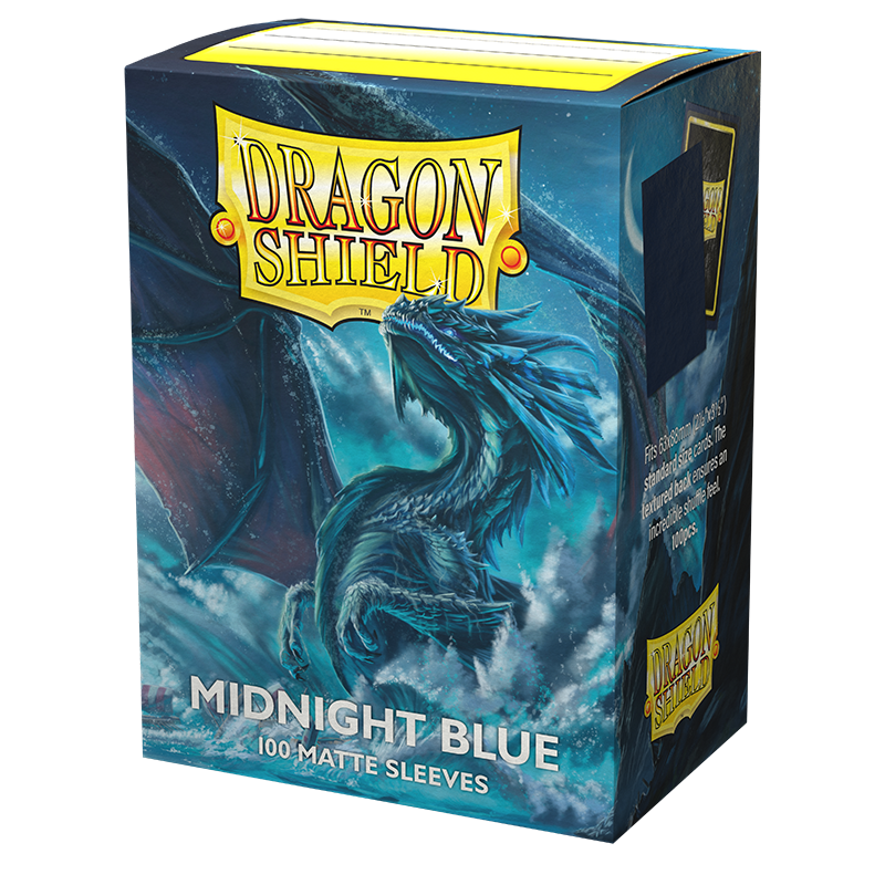 Dragon Shield Standard Sleeves - Matte Midnight Blue (100 Sleeves)