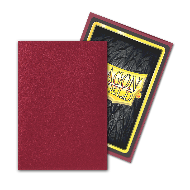 Dragon Shield Small Matte Sleeves – Blood Red (60pk) – alternate product view