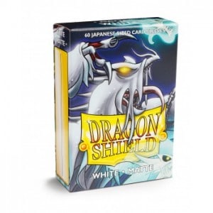 Dragon Shield Small Sleeves – Matte White (60 Sleeves)