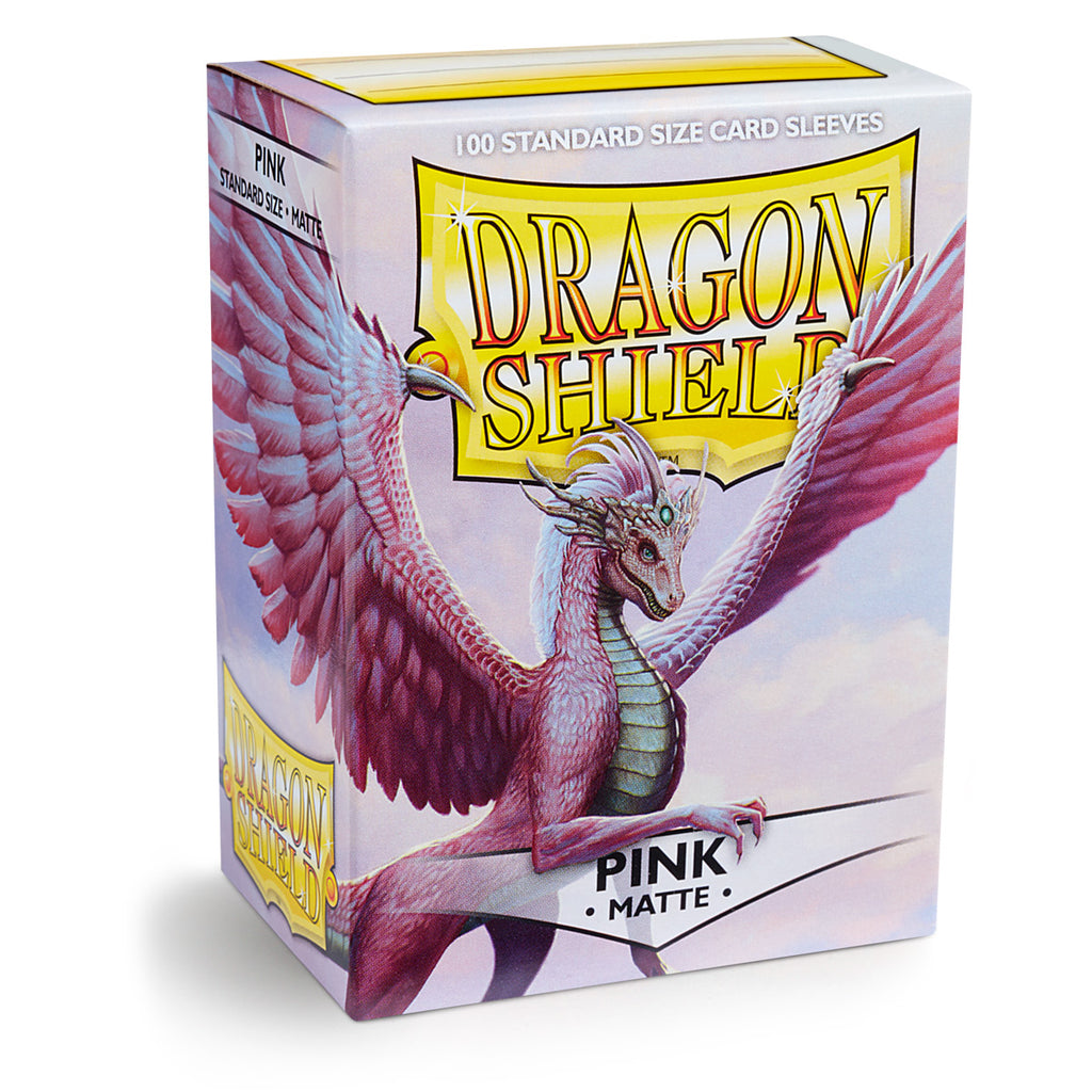 Dragon Shield Standard Matte Sleeves – Pink (100pk)