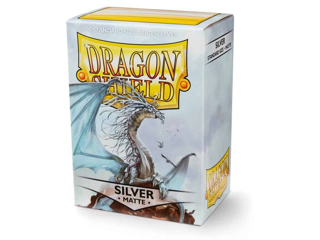Dragon Shield Standard Matte Silver Sleeves (100)