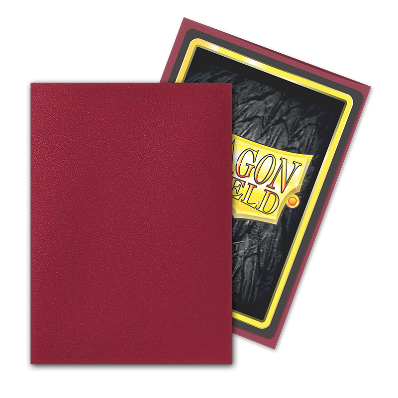 Dragon Shield Standard Sleeves - Matte Blood Red (100 Sleeves)