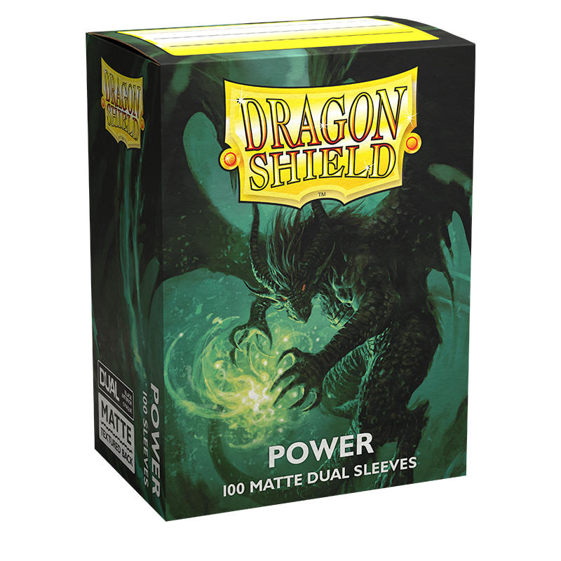 100 Dragon Shield Sleeves - Matte Dual Power