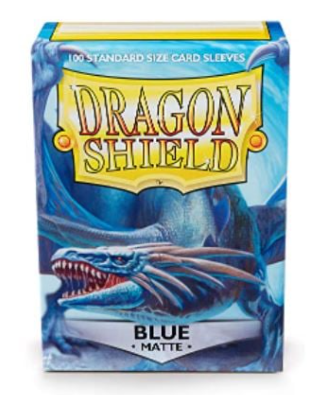Dragon Shield Standard Matte Sleeves – Blue (100pk)