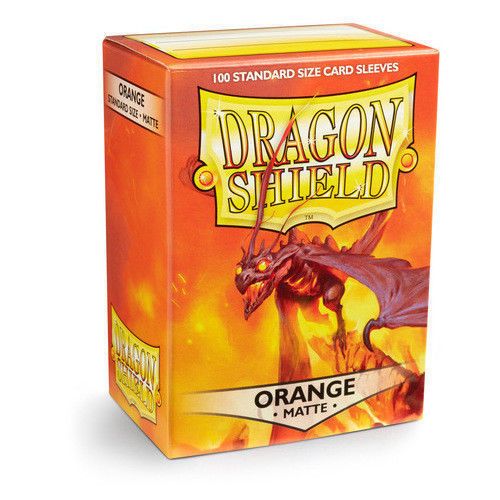 Dragon Shield Standard Matte Sleeves – Orange (100pk)