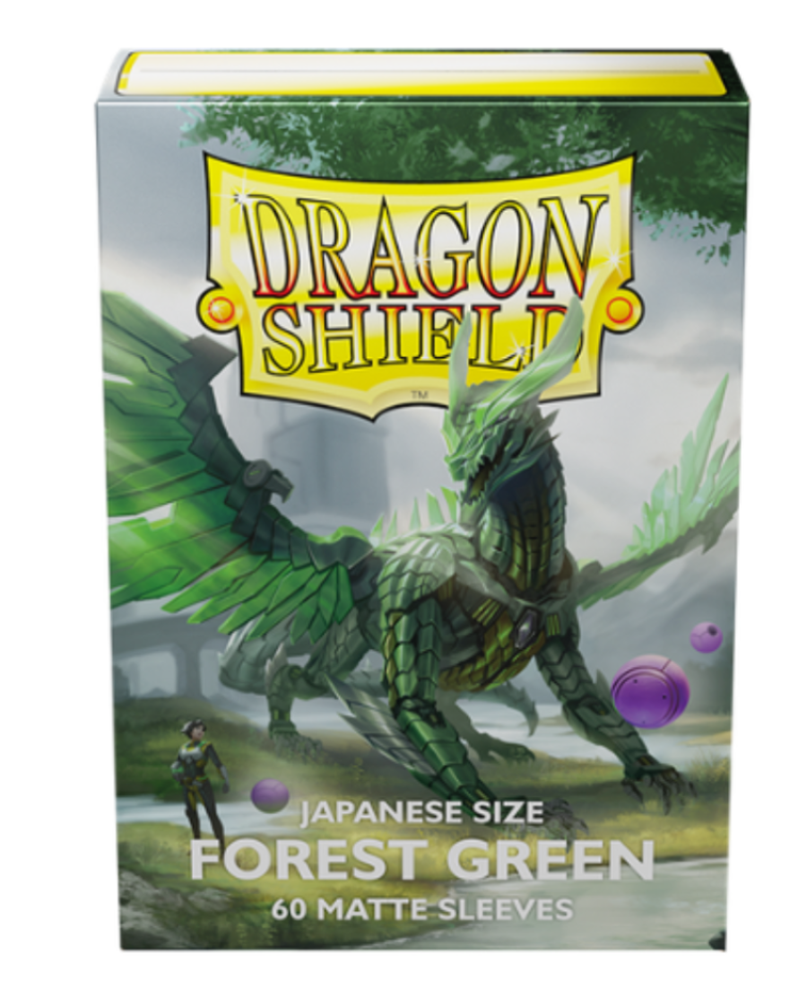 Dragon Shield Small Matte Sleeves – Forest Green (60pk)