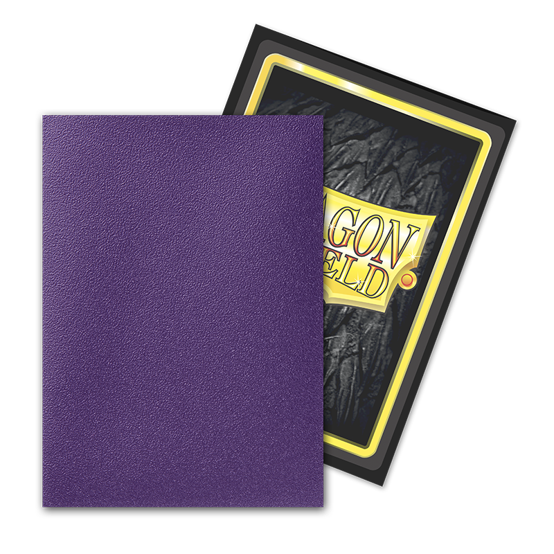Dragon Shield Standard Dual Matte Sleeves - Metallic Purple 'Soul' (100 Sleeves)