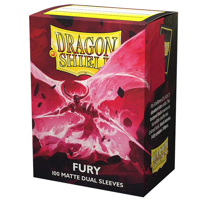 Dragon Shield Standard Dual Matte Sleeves – Fury (100 pcs)