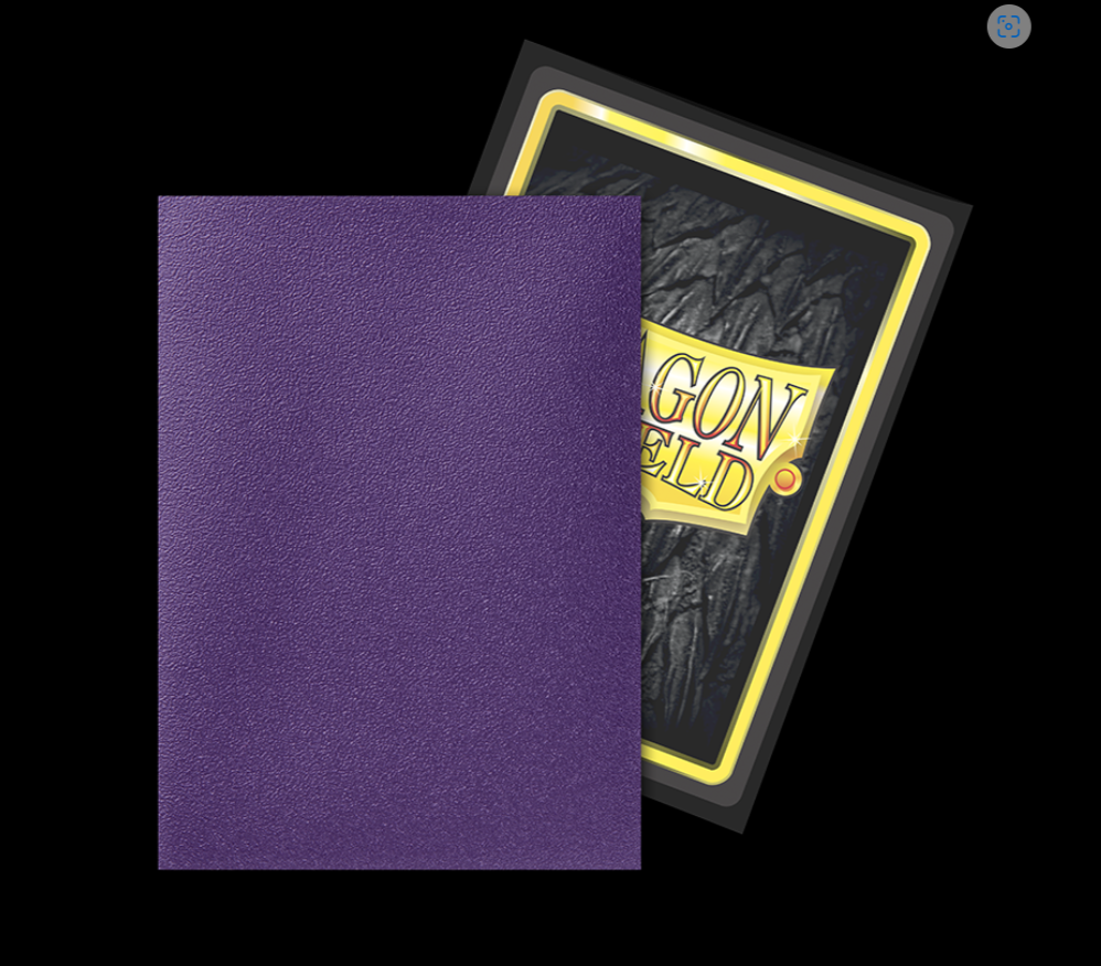 Dragon Shield Standard Dual Matte Sleeves - Metallic Purple 'Soul' (100 Sleeves)