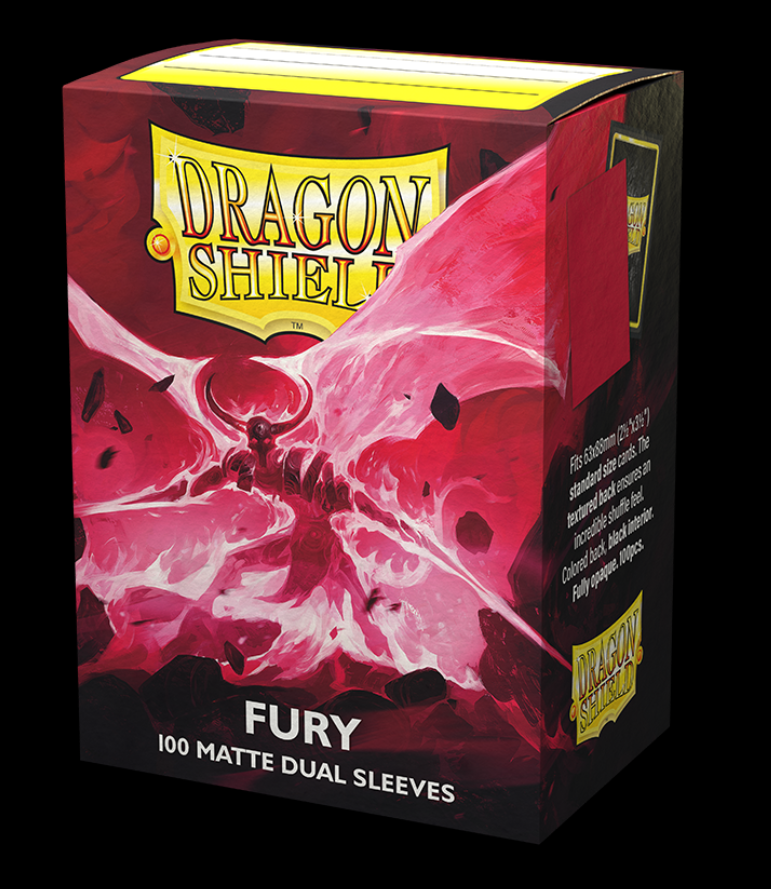 Dragon Shield Standard Dual Matte Sleeves - Fury (100 pcs)