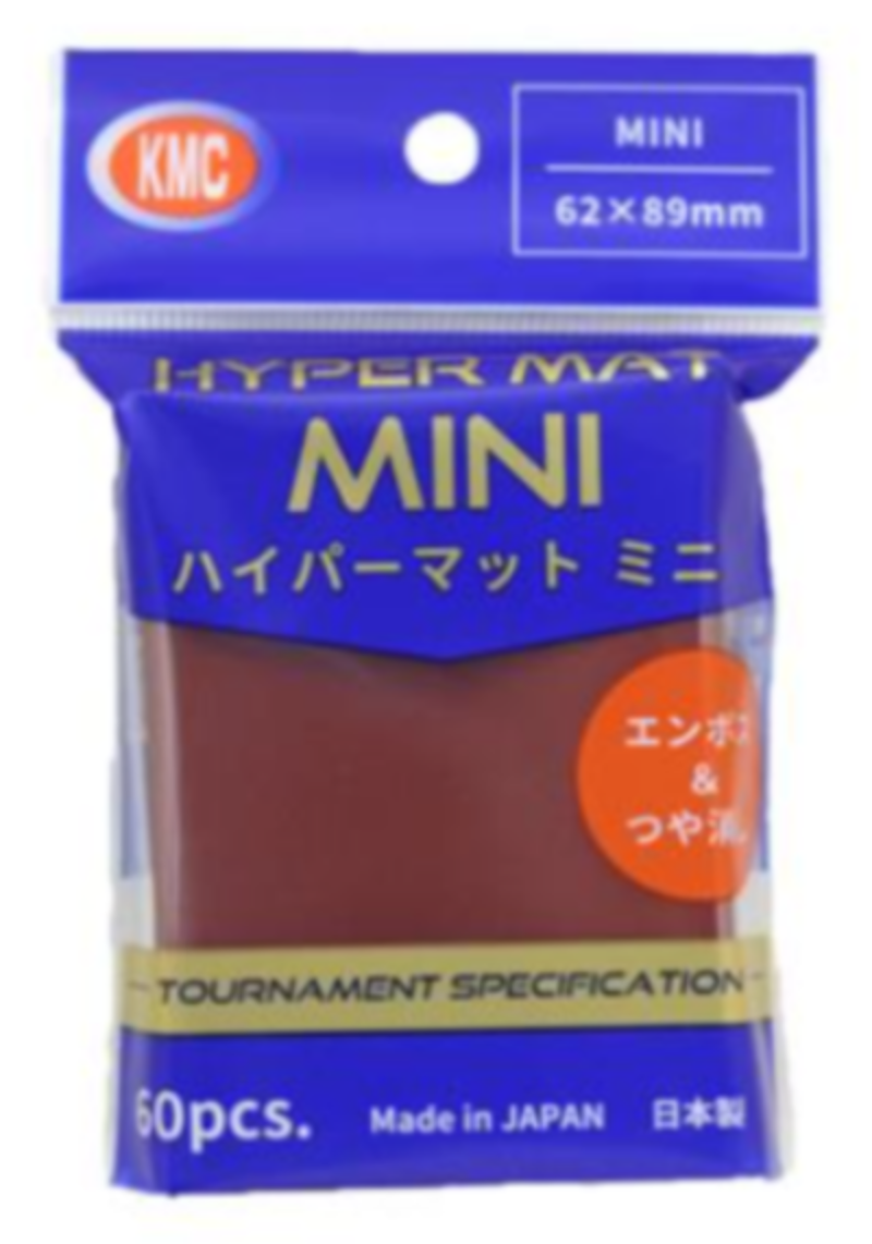 KMC Small Size Hyper Matt Red Sleeves (60)