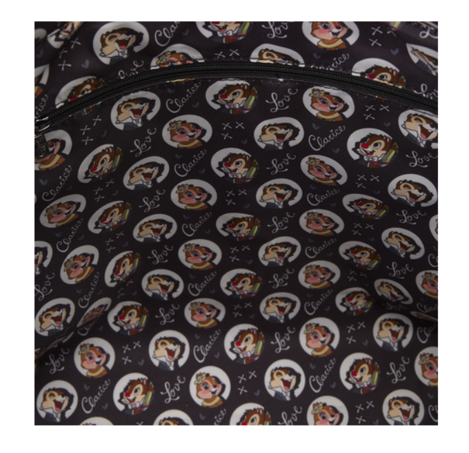 Loungefly Disney Chip 'n' Dale Two Chips Miss Tote Bag with Coin Bag