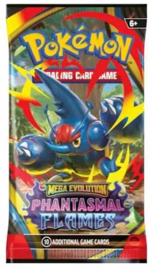 Pokémon trading card game pack with Mega Evolution theme