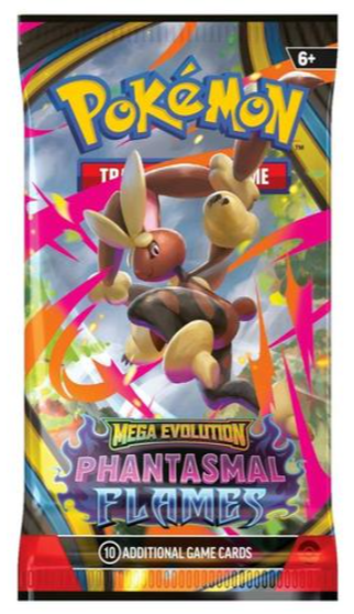 Pokémon trading card game pack with cartoon character on colorful background