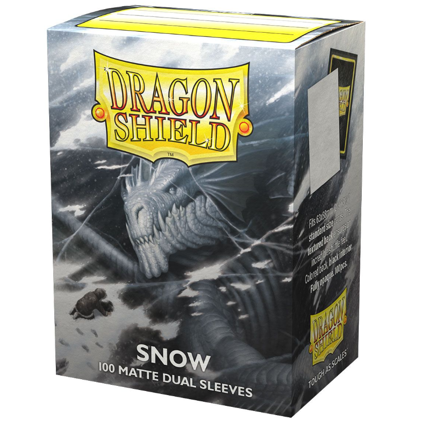 Dragon Shield Standard Dual Matte Sleeves - Snow 'Nirin' (100)