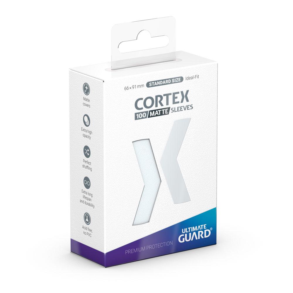 Ultimate Guard Cortex Matte Sleeves - Standard Size, Transparent (100 Sleeves)