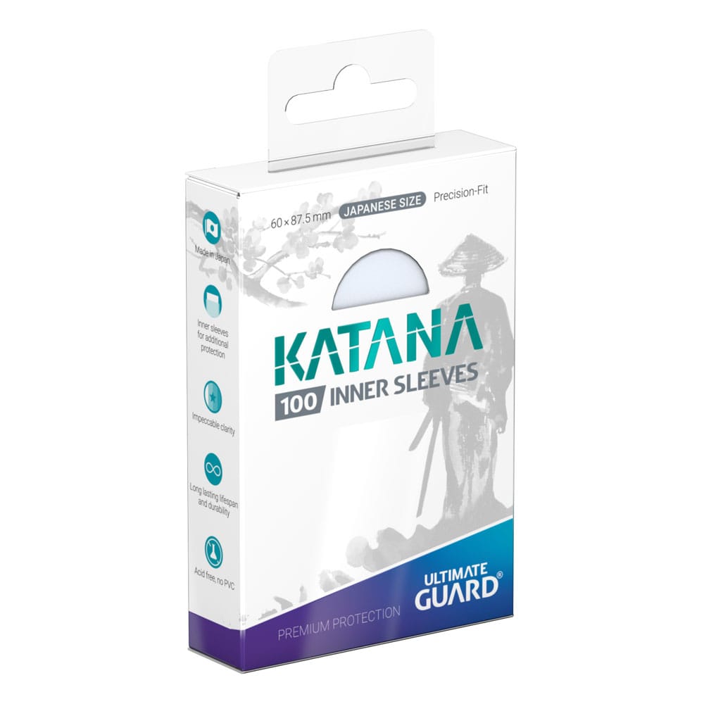 Ultimate Guard Katana Inner Sleeves - Japanese Size (100 Sleeves)
