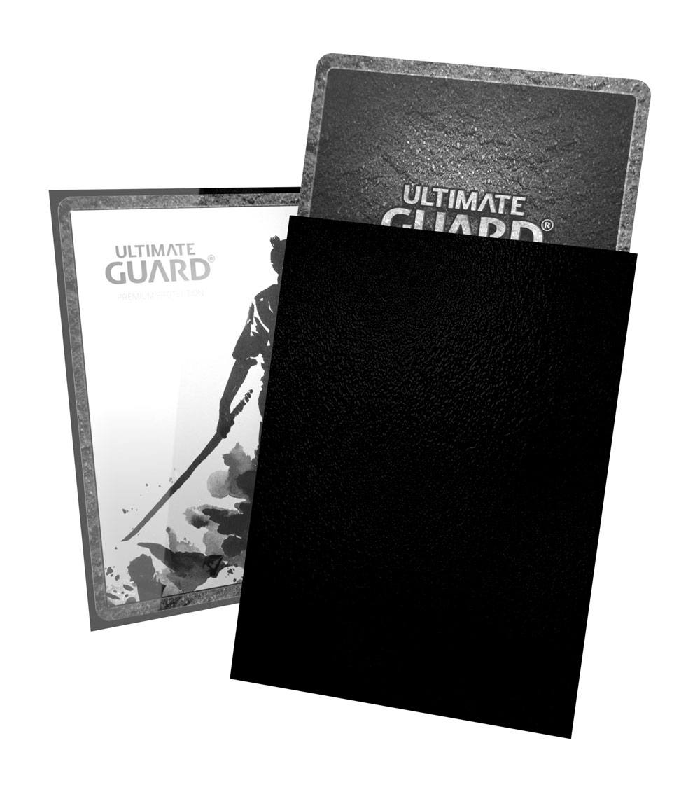 Ultimate Guard Katana Sleeves - Standard Size, Black (100 Sleeves)