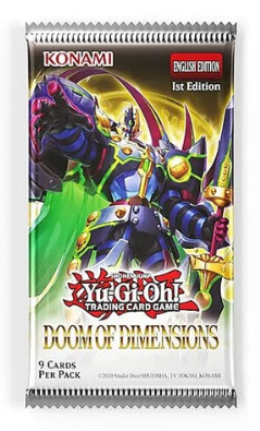 Yu-Gi-Oh! - Doom of Dimensions - 1 x Booster Pack