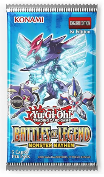 Yu-Gi-Oh - Battles of Legend: Monster Mayhem - 1 x Booster Pack